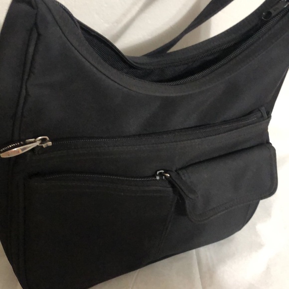 S Collection Black Shoulder bag with many pockets - Picture 2 of 11
